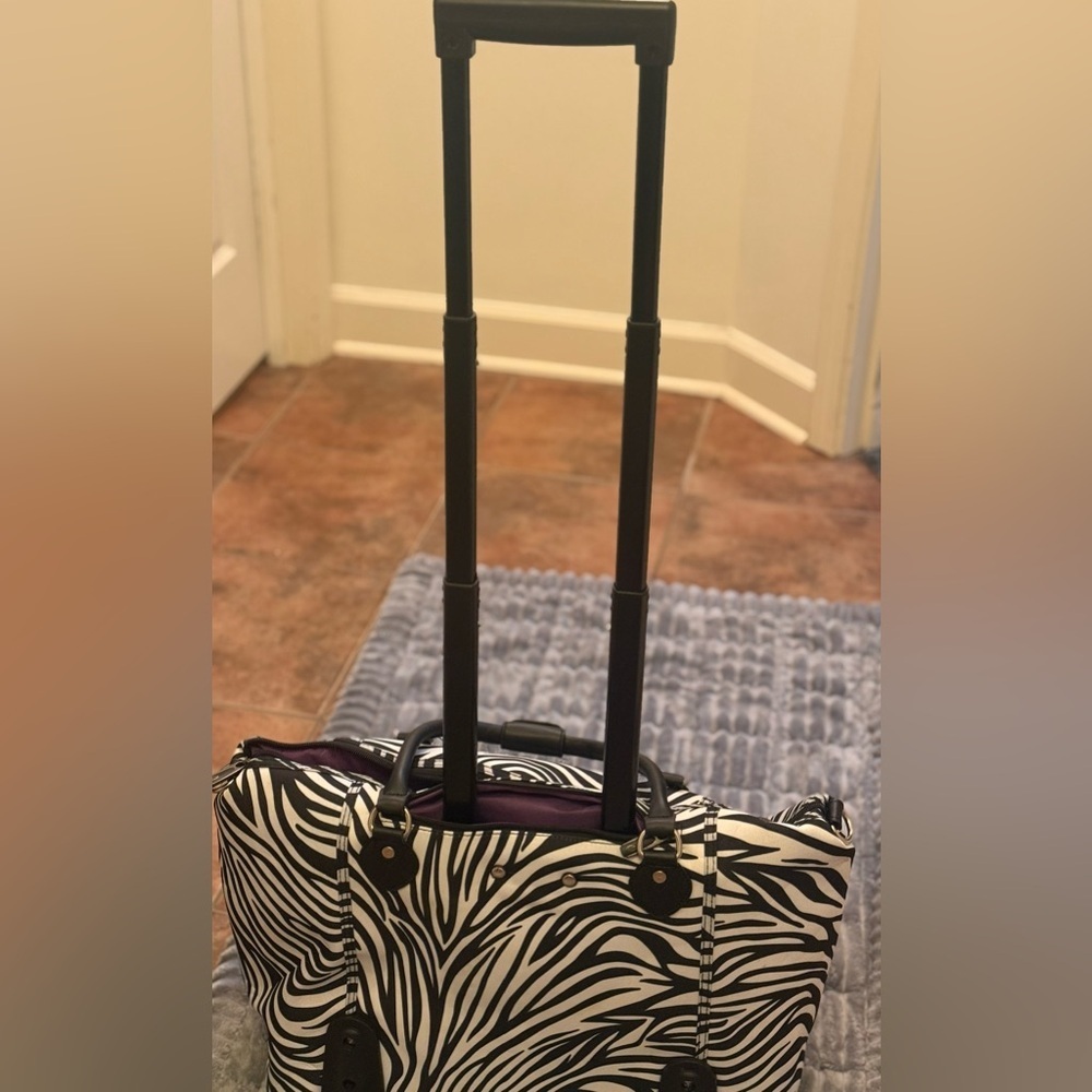 Calpak Zebra Print Carry-On Bag - Picture 10 of 16
